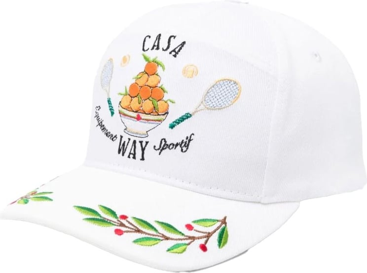 Casablanca Casa Way baseball cap Wit