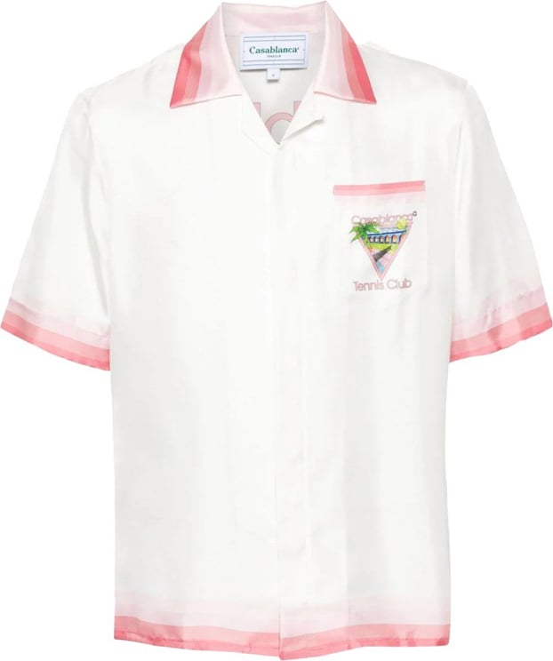Casablanca Tennis Club Icon silk shirt Divers