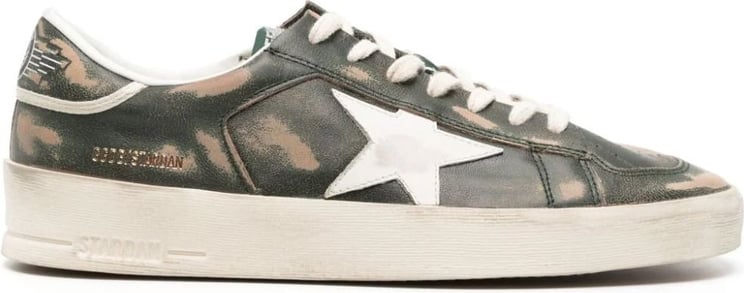 Golden Goose Stardan distressed leather sneakers Divers