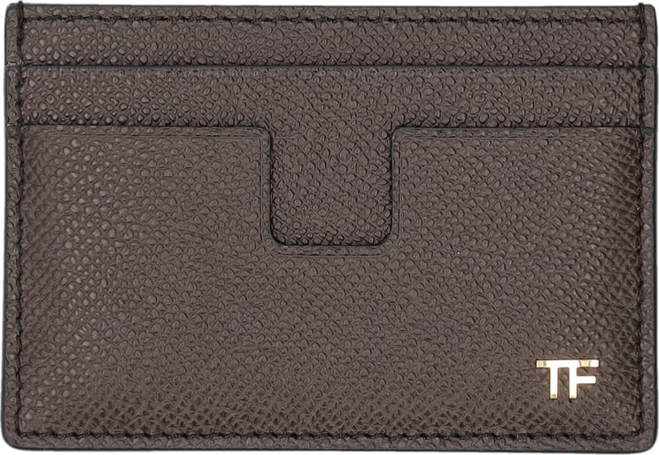 Tom Ford SMALL GRAIN CALF T LINE CLASSIC CARD HOL Wit