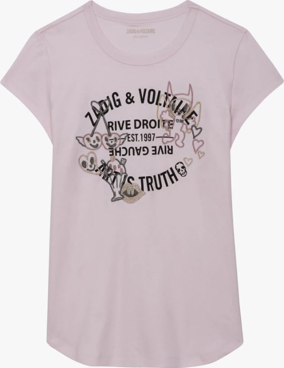 Zadig et Voltaire Zadig & Voltaire T-shirts And Polos Pink Roze