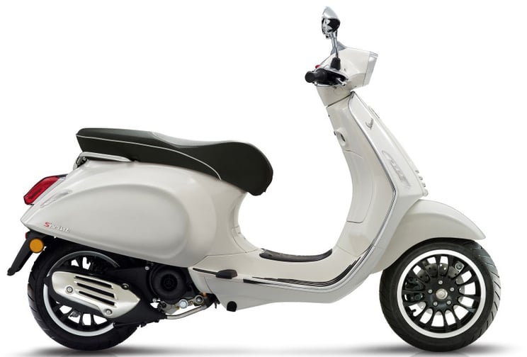 Vespa Sprint - Wit - 45km/u Wit