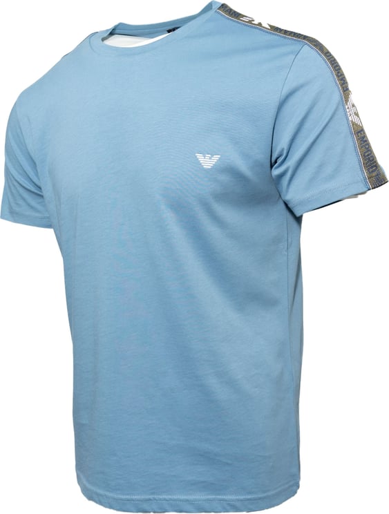 Emporio Armani Knit T-Shirt Blauw