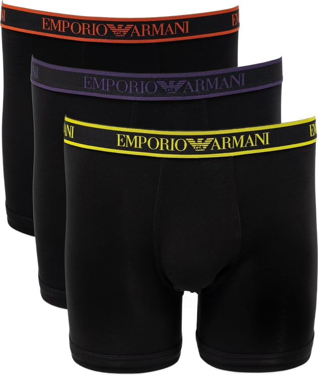 Emporio Armani 3-Pack Boxer Zwart