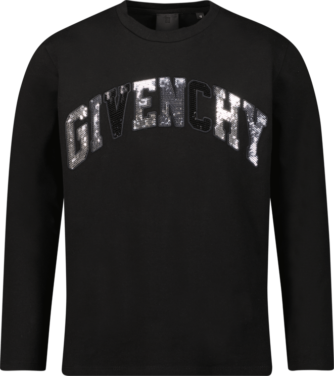 Givenchy Givenchy Kinder Meisjes T-Shirt Zwart Zwart