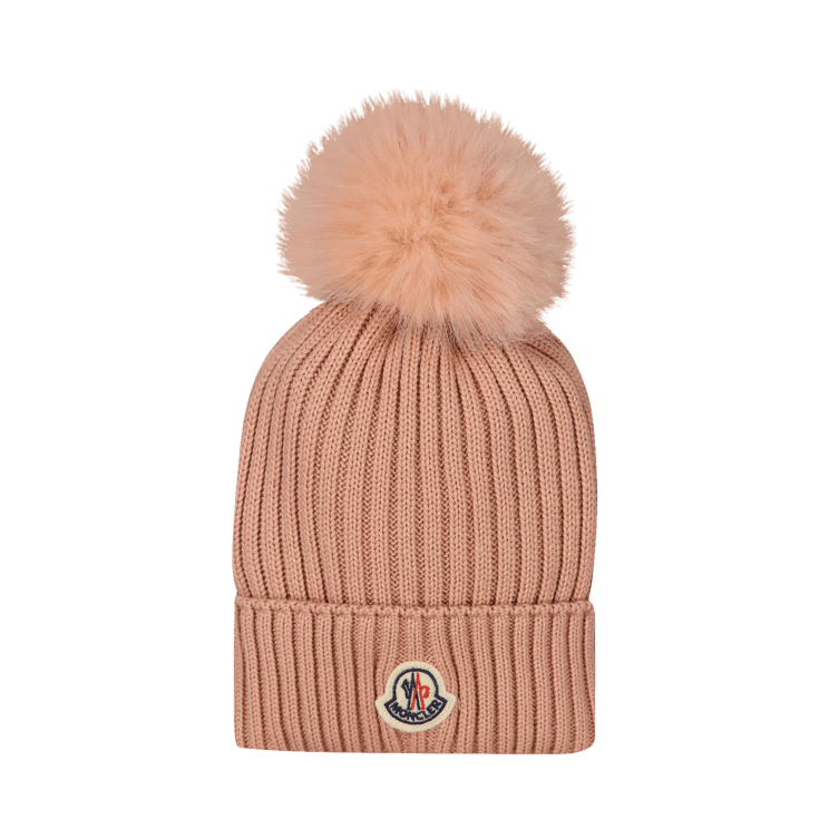 Moncler Moncler Kinder Meisjes Muts Licht Roze Roze