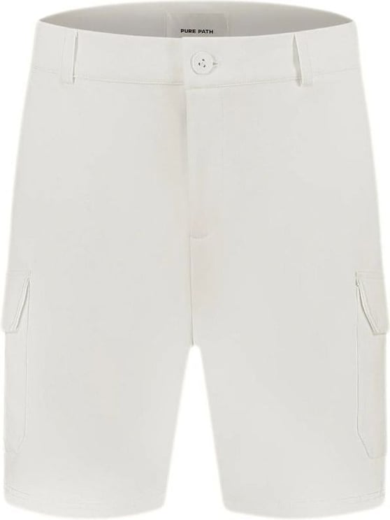 Pure Path Pure Path Cargo Shorts Off-White Wit