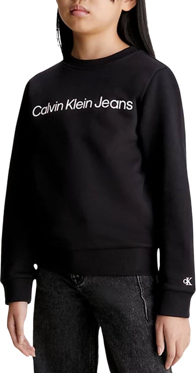 Calvin Klein Logo Sweater Zwart