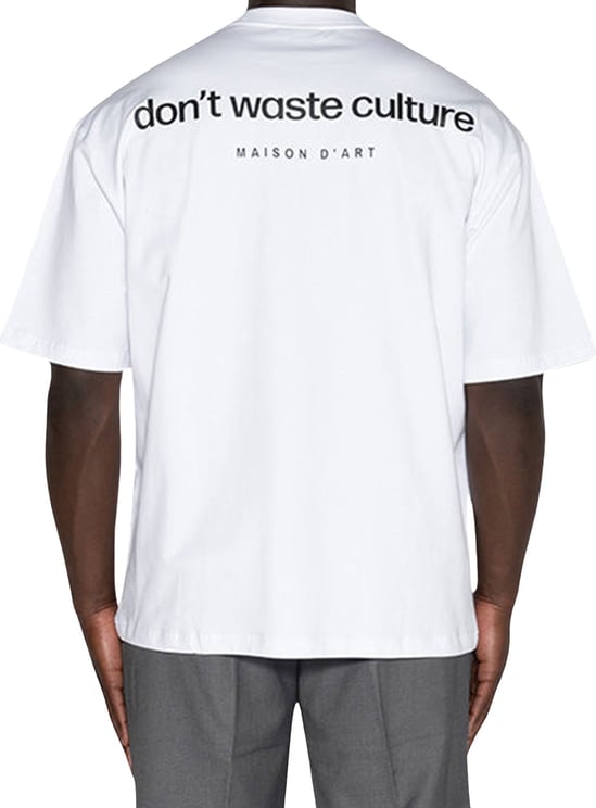 Don't Waste Culture Nia Oversized Streetwear T-Shirt Wit
