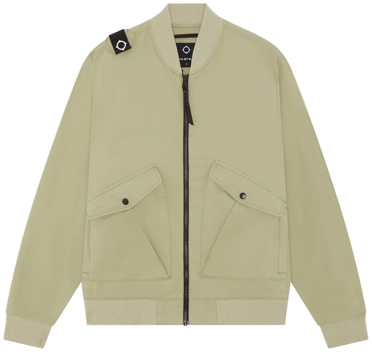 Ma.Strum Bomber tea jackets lichtgroen Groen