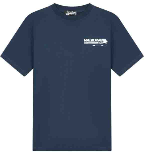 Malelions Hotel T-Shirt - Navy/White