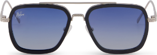 Malelions Malelions Men Abstract Sunglasses - Silver Divers
