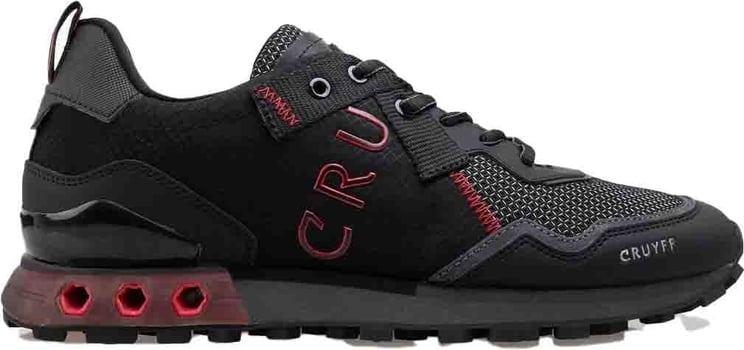 Cruyff Superbia Sneakers Kids Zwart/Rood Rood