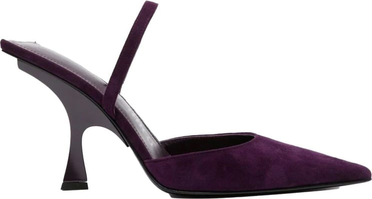 The Attico Ester 95mm slingback mules Paars
