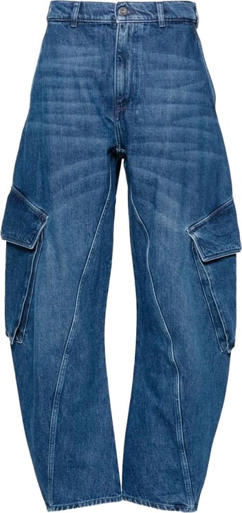 J.W. Anderson high-waisted wide-leg jeans Blauw