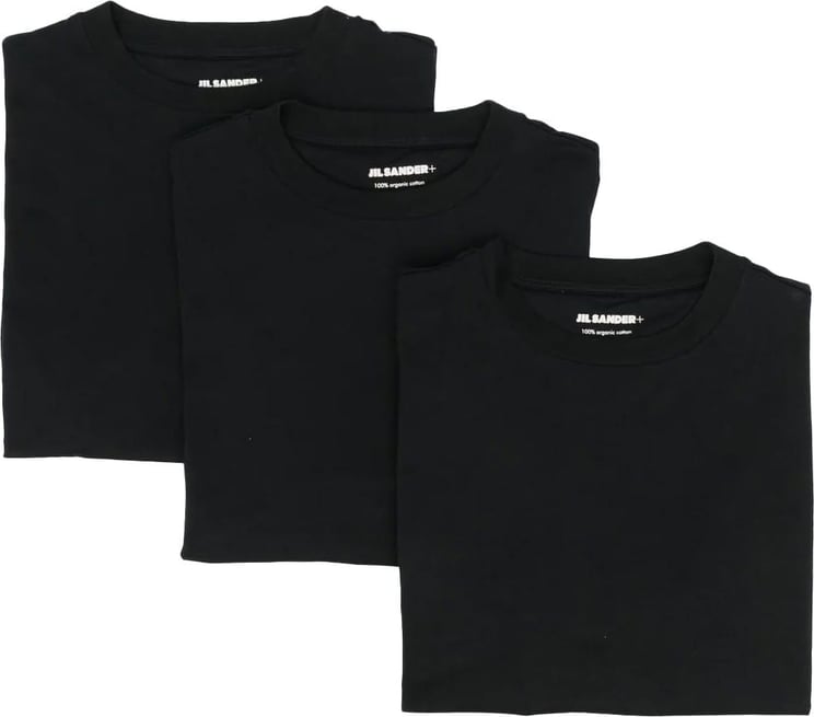 Jil Sander short-sleeve 3-pack T-shirts Zwart