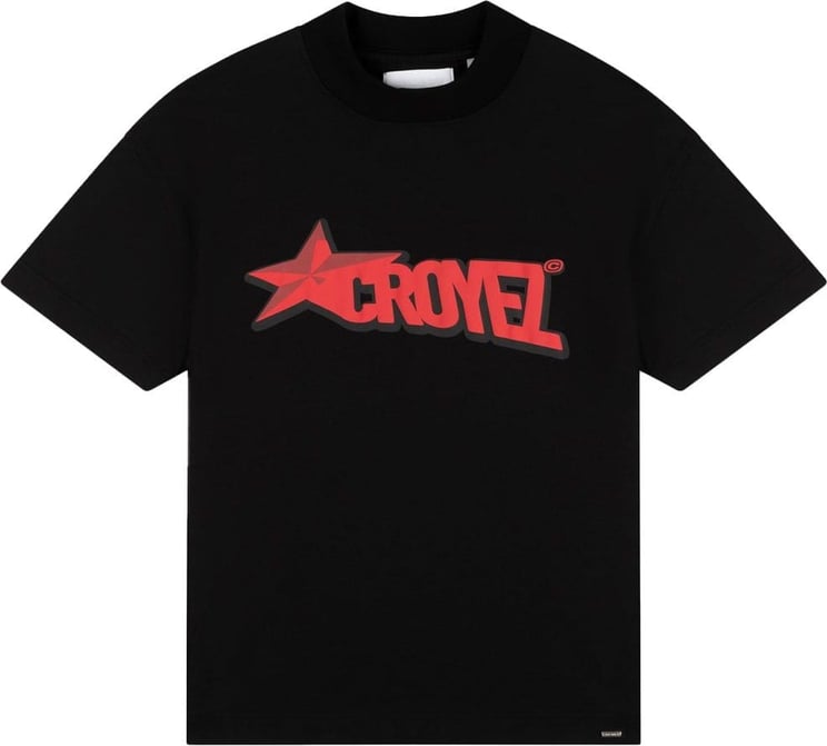 Croyez croyez celestial t-shirt - black/red Zwart