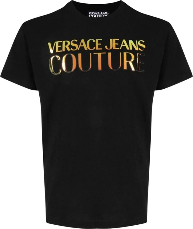 Versace Jeans Couture T-shirts Zwart 74gahg06 Cj00g G89 Zwart