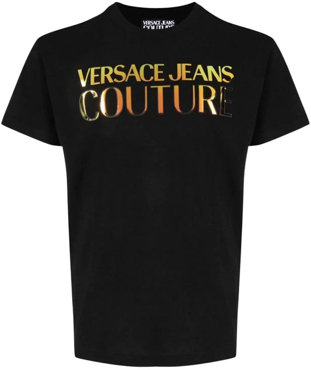 Versace Jeans Couture T-shirts Zwart 74gahg06 Cj00g G89 Zwart