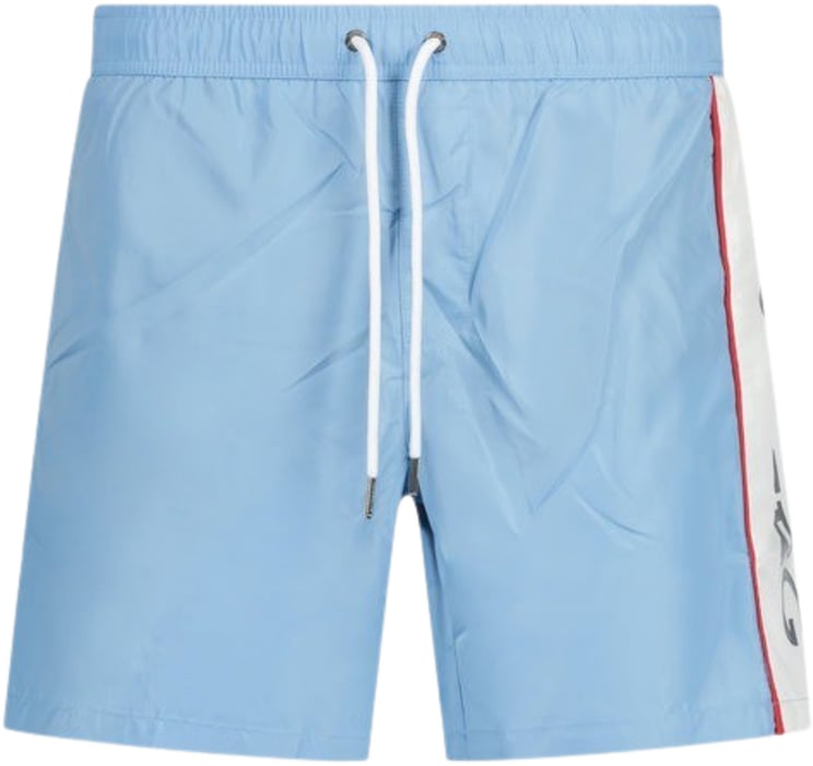 Iceberg Zwembroeken Lichtblauw Ice3mbm01 Bicolor Logo Lightblue Blauw