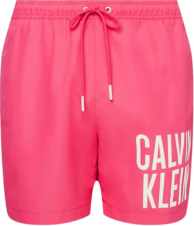 Calvin Klein Medium Drawstring Zwembroeken Roze Km0km00794 Xi1 Roze