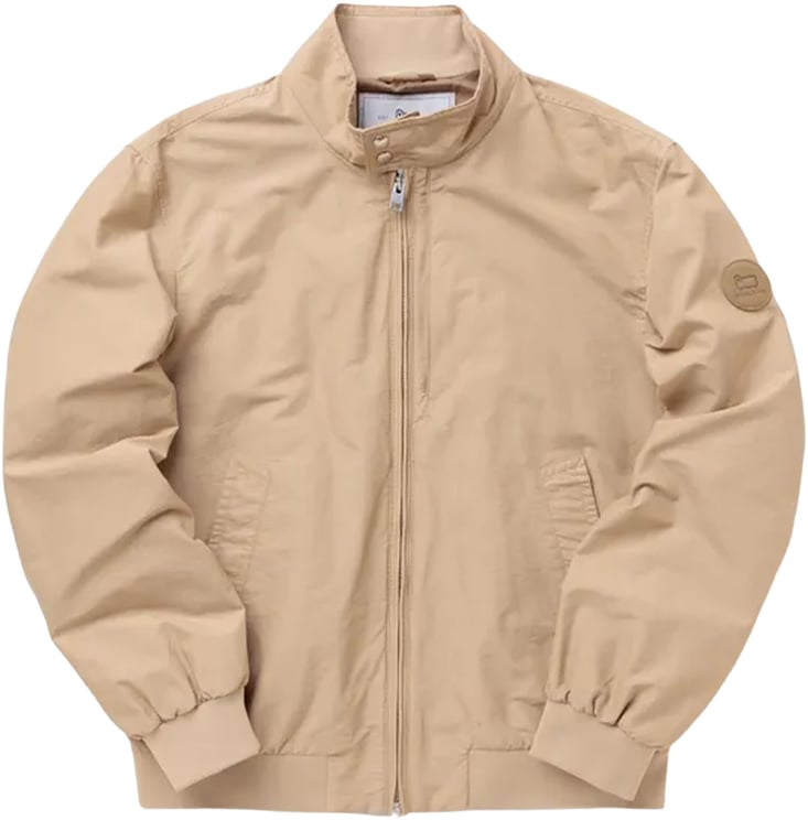 Woolrich Cruiser eco bomberjacks zand Beige