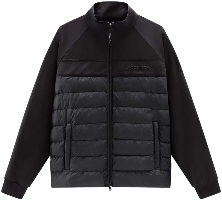 Woolrich Soft shell hybrid jackets zwart Zwart