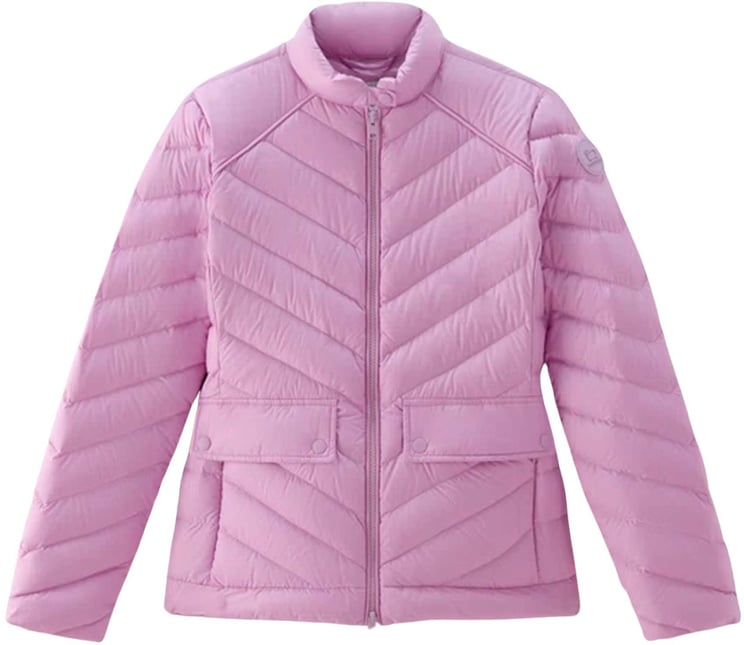 Woolrich Chevron quilted gewatteerde jassen lila Paars