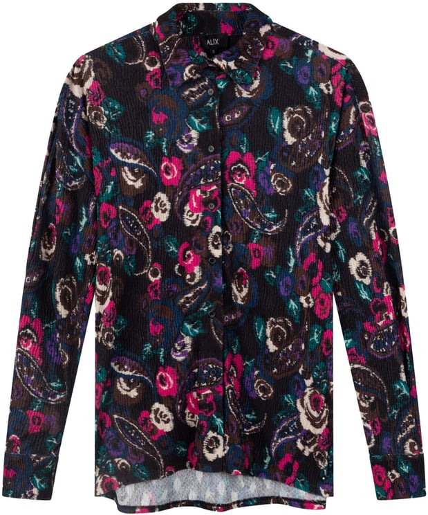 ALIX Paisley flower oversized blouses multicolor Divers