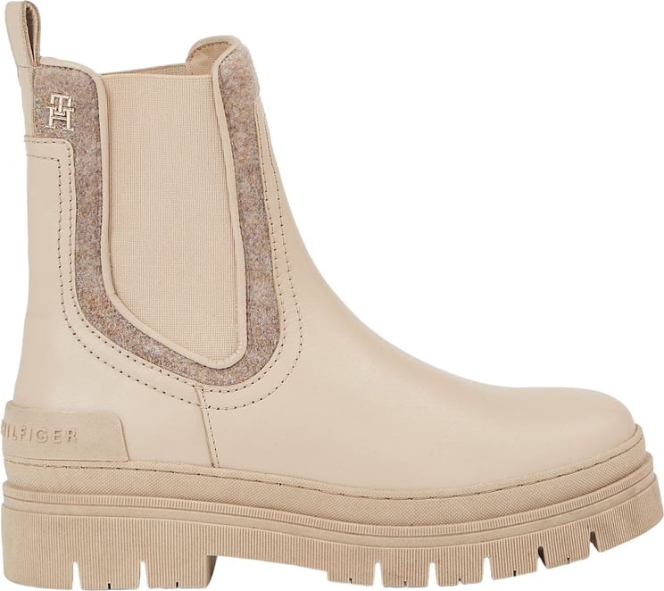 Tommy Hilfiger Boots Creme Fw0fw07655abow1a Beige