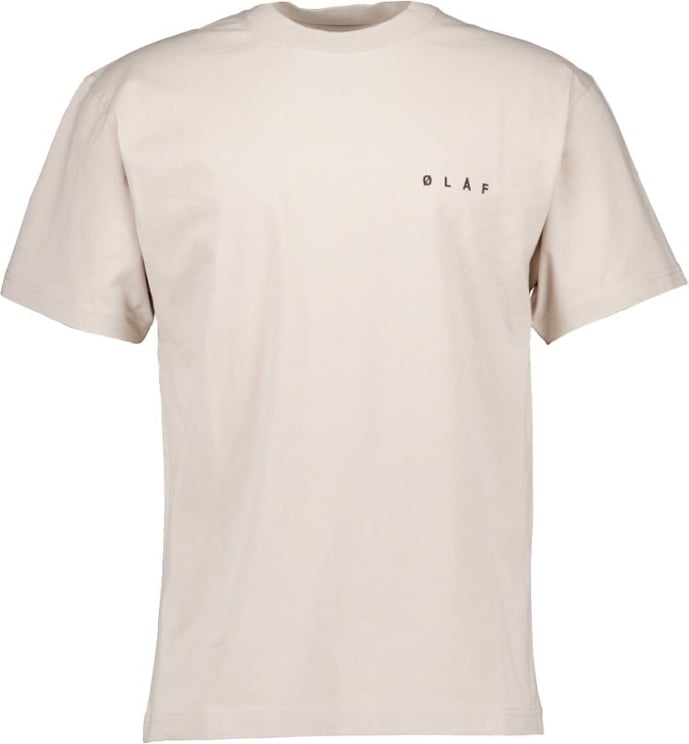 ØLÅF Face t-shirts beige Beige