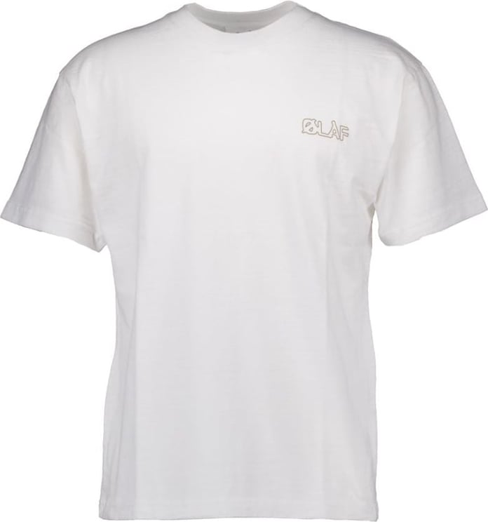 ØLÅF Deep sea tee t-shirts wit Wit