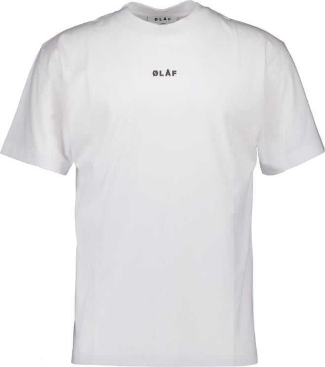 ØLÅF Block Tee T-shirts Off White M990101 Wit