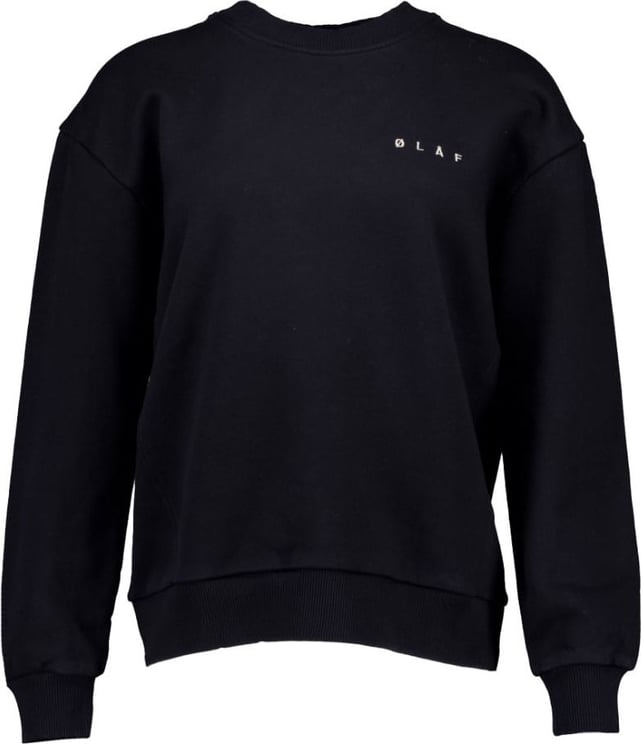 ØLÅF Face crewneck sweaters zwart Zwart