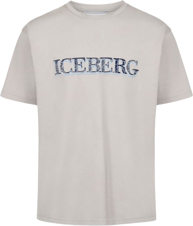 Iceberg t-shirts lichtgrijs Grijs