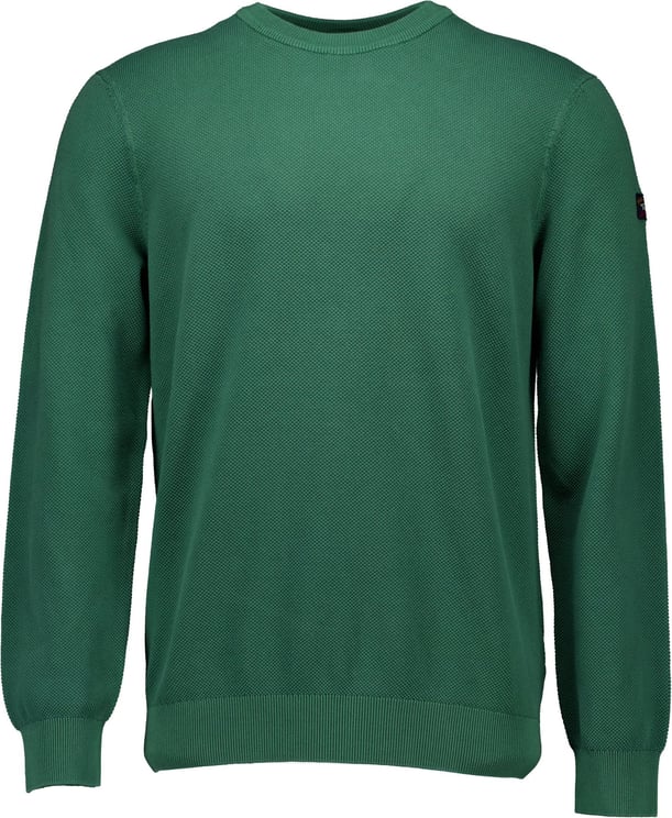 Paul & Shark Garment dyed sweaters groen Groen
