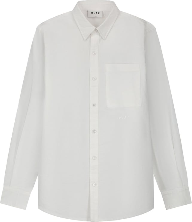 ØLÅF Oxford blouses wit Wit