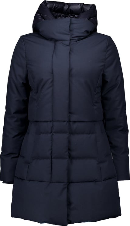 Woolrich Luxe puffy parka's donkerblauw Blauw