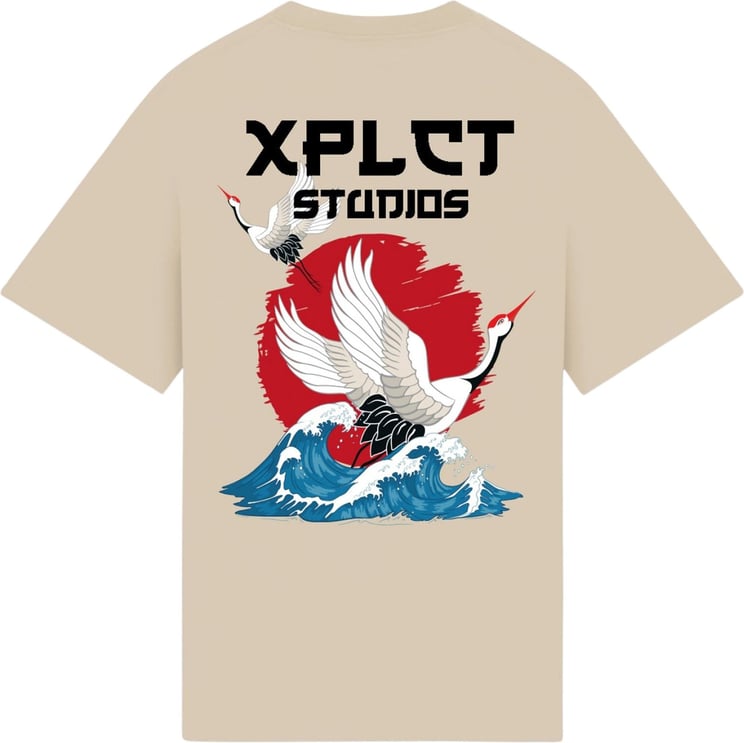 XPLCT Studios Waves T-Shirt Beige
