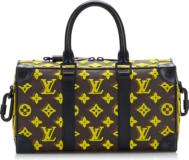 Louis Vuitton Monogram Tuffetage Speedy Trunk Zwart