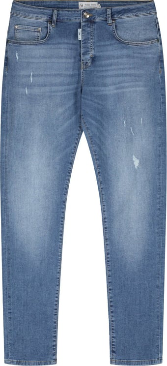 AB Lifestyle Slim-Fit Denim Jeans | Mid Blue Blauw