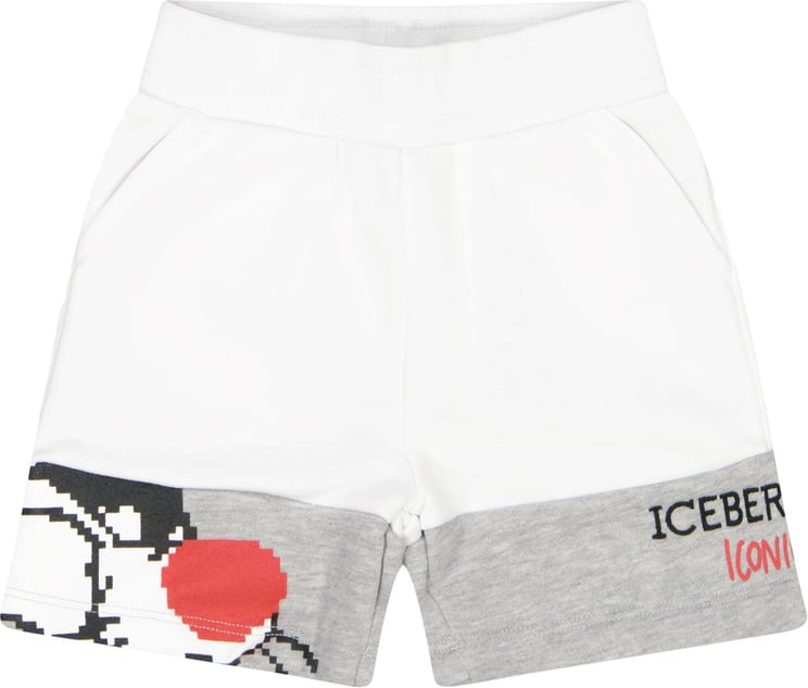 Iceberg Iceberg Baby Jongens Shorts Wit Wit