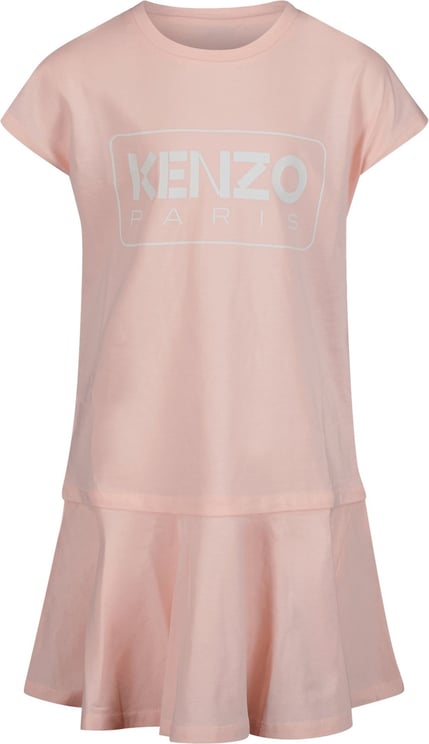 Kenzo Kenzo kids Kinder Meisjes Jurk Licht Roze Roze