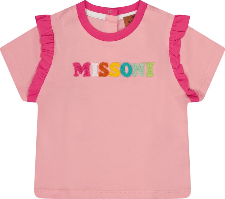 Missoni Missoni Baby Meisjes T-Shirt Roze Roze