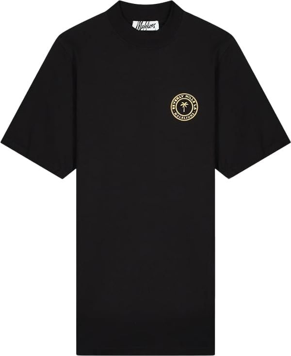 Malelions Malelions Women Beverly Hills T-Shirt Dress - Black Zwart