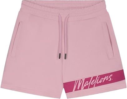 Malelions Malelions Women Captain Shorts - Light Pink/Hot Pink Roze