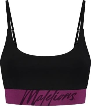 Malelions Malelions Women Captain Top - Black/Grape Zwart