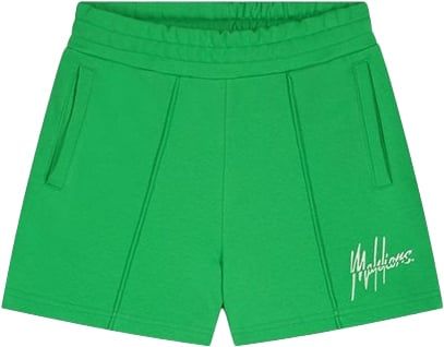 Malelions Malelions Women Kiki Shorts - Green/White Groen