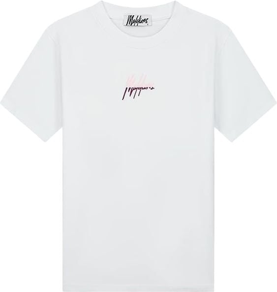 Malelions Malelions Women Kiki T-Shirt - White/Light Pink Wit