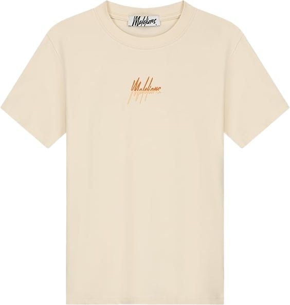 Malelions Malelions Women Kiki T-Shirt - Beige/Orange Beige